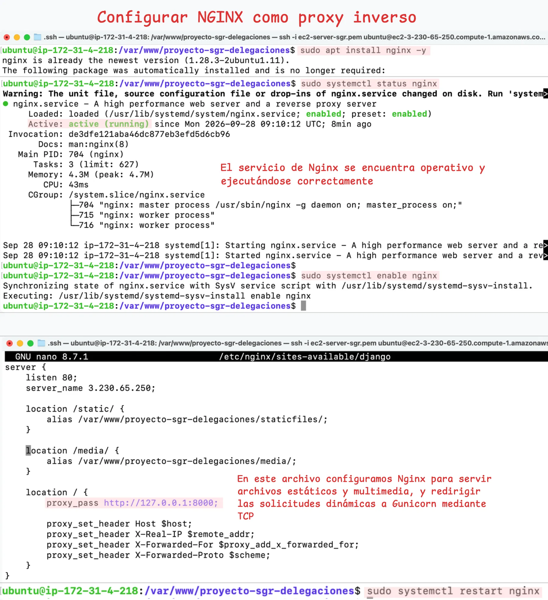 configurar nginx